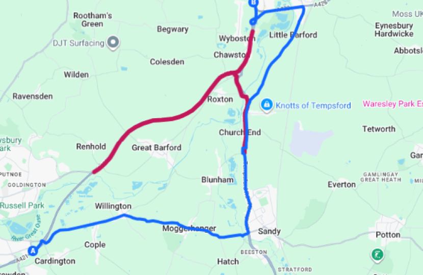 Black Cat Road diversion image 