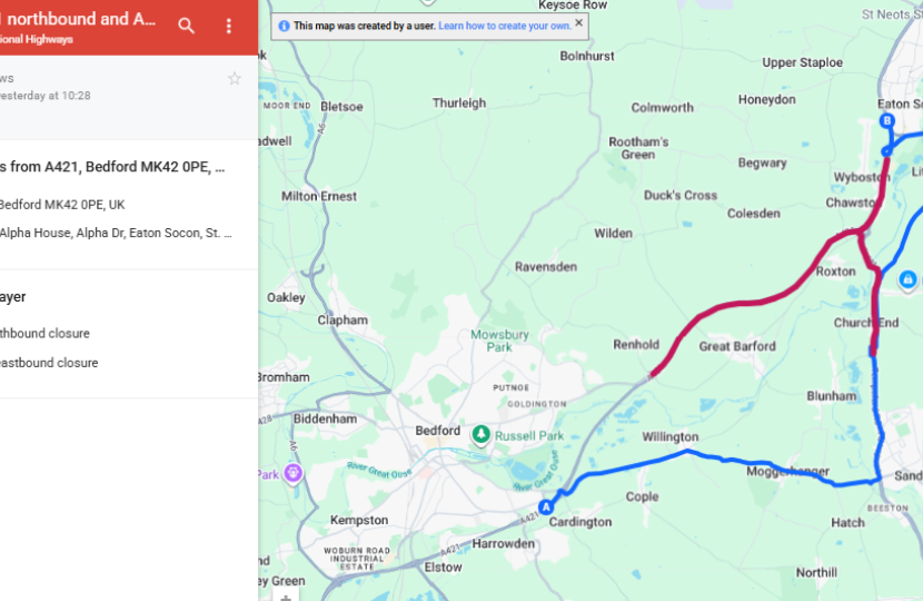 Black Cat Road diversion image 