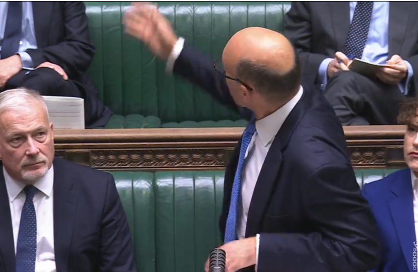 Richard Fuller on the front bench