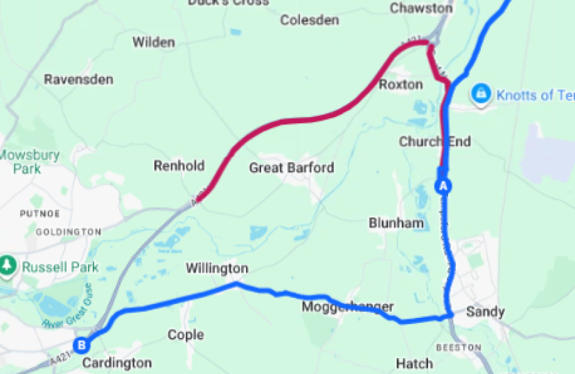 Diversion map