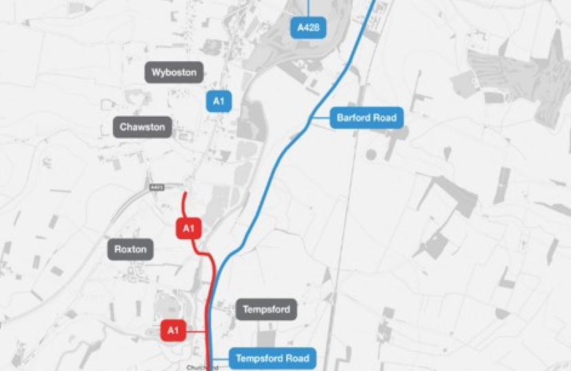 A1 diversion map