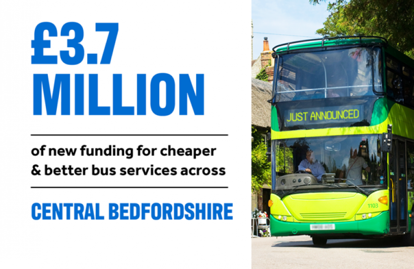 bus funding central beds