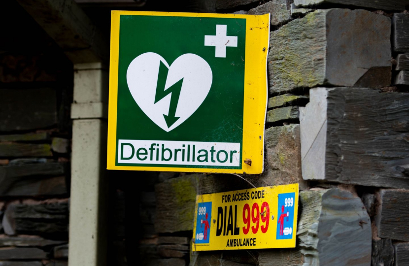 Image of a defibrillator