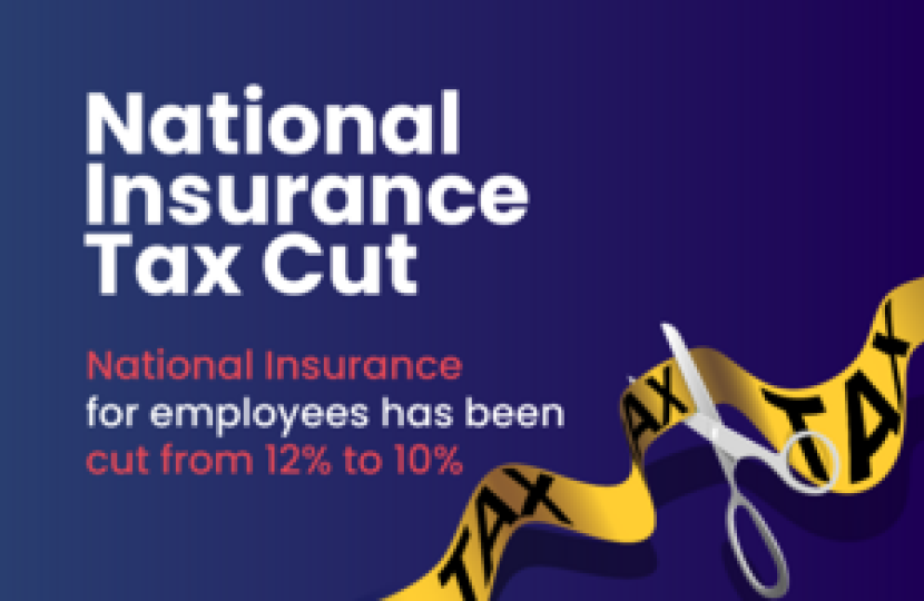 National Insurance Cut graphic