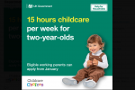 15 hours of free childcare for 2 year olds