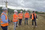 Richard Fuller MP at the site of Everton Wetlands