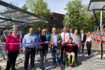 Richard opening new secure cycle hub at Biggleswade Station