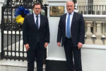 Ukraine Embassy Richard Fuller MP and Robert Jenrick MP