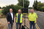 Richard with the Arlesey Speed Watch team