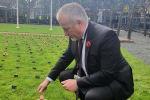 Constituency Garden of Remembrance - RF laying stake