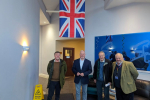 Richard with Fairfield Parish Council and Cllr Steve Dixon