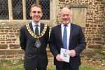 Richard and Mayor of Biggleswade, Grant Fage