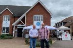 Richard at the Great Denham Summer Sizzler with ward councillor, Jim Weir