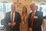 Richard with East Anglian Air Ambulance Charity