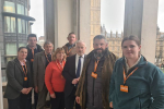 North Beds Farmers in Parliament with Richard Fuller after farm tax rally