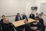 Richard Fuller MP with Potton Youth Council