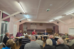 Richard Fuller at Milton Ernest Parish Council meeting in February 2025