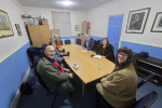 Richard with Member of Sandy Town Council