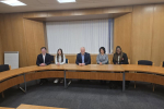Richard Fuller MP with Bedford Borough Youth Council at Borough Hall