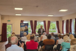 Richard Fuller MP addressing Kempston Rural town hall
