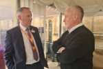 Richard Fuller MP with GTR’s Chief Operating Officer, John Whitehurst, in Parliament 
