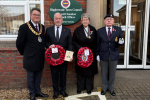 Richard at Remembrance Sunday in Biggleswade