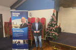 Richard Fuller MP at Cotton End Village Hall for drop-in surgery 