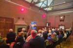 Photo taken from Richard Fuller's last public meeting in Cardington