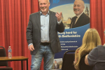 Richard Fuller MP at Colmworth Town Hall
