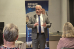 Richard Fuller MP addressing Harrold meeting