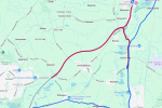 Road closures map