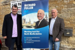 Richard Fuller MP with Cllr Dylan Simmons