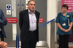 Richard Sumray, Chair of Beds NHS Hospitals outside Clifton Ibbett Suite