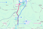 A1 southbound diversion
