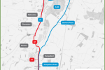 National Highways A1 Southbound Diversion Map