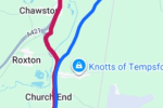 A1 Southound Diversion Map
