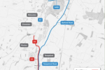 Image of diversion route for 21/22 September