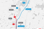 A1 diversion map
