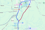 National Highways Barford Road diversion map - Black Cat Roundabout works
