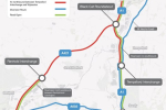 Image of road closure map