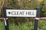 Cleat Hill road sign
