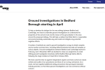 Image of EWR Ground investigations notice