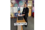 Emma Voting at Biggleswade Academy