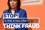 Stop Think Fraud campaign posting