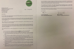 Joint letter to Roads Minister