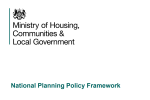 National Planning policy Framework document image
