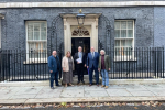 Richard with local councillors delivering a petition to No 10 which led to the Leasehold and Freehold Reform Act