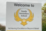 Sandy Secondary School sign