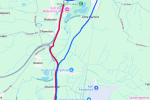 Black Cat A1 diversion map