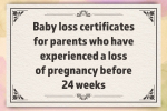 baby loss certificate graphic